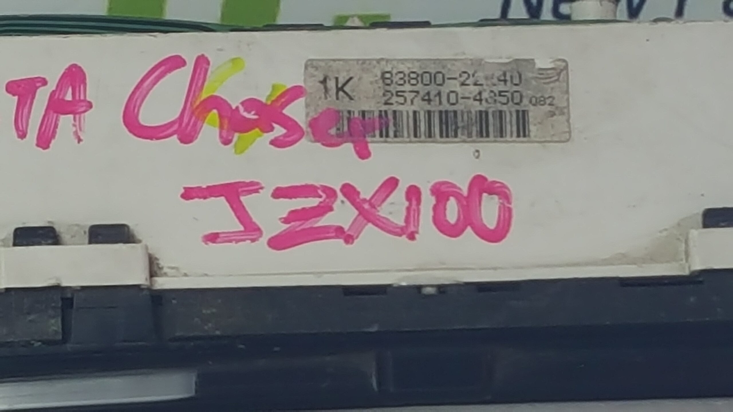 JZX100 INSTRUMENT PANEL