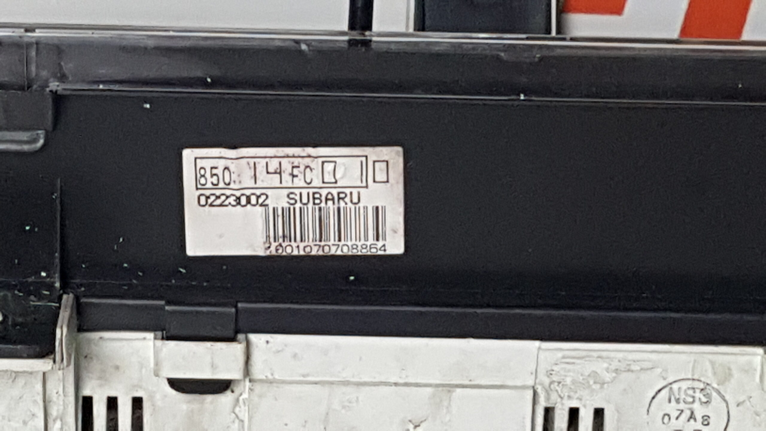 SF5 FORESTER INSTRUMENT PANEL